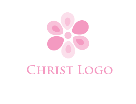 abstract flower logo