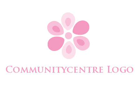 abstract flower logo