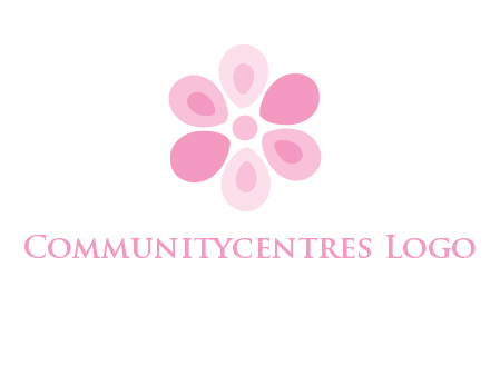 abstract flower logo