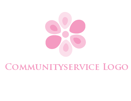 abstract flower logo