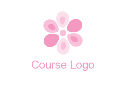 abstract flower logo