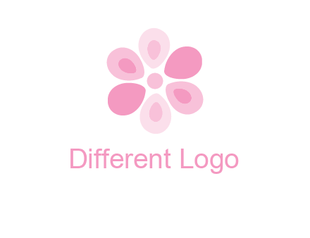 abstract flower logo