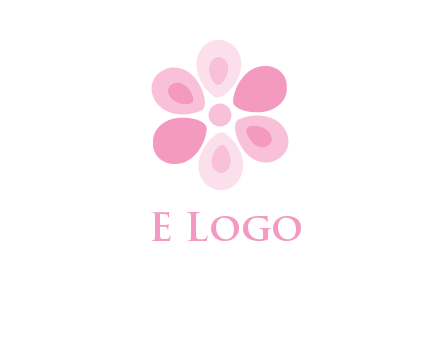 abstract flower logo