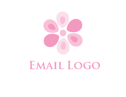 abstract flower logo