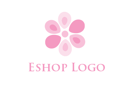 abstract flower logo