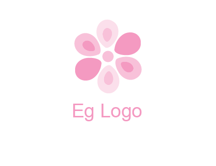 abstract flower logo