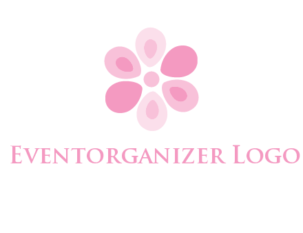 abstract flower logo