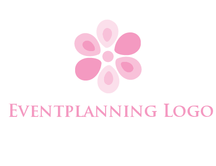 abstract flower logo