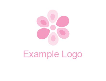 abstract flower logo