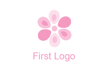 abstract flower logo