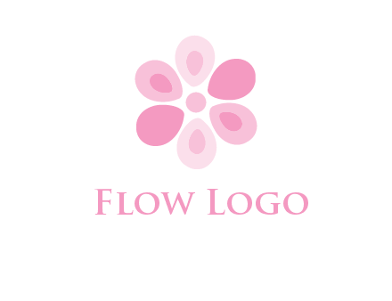 abstract flower logo