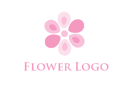 abstract flower logo