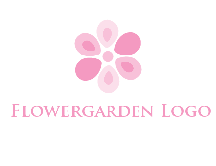 abstract flower logo