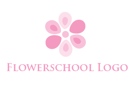 abstract flower logo
