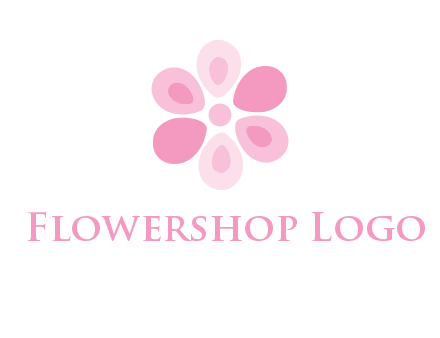 abstract flower logo