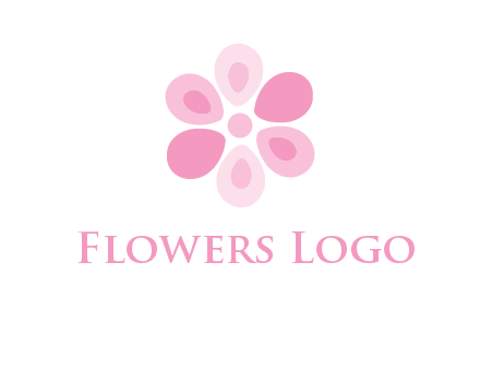 abstract flower logo