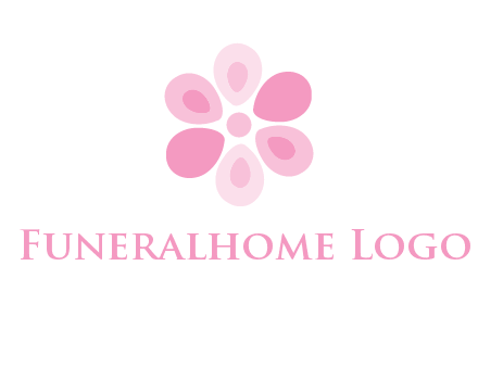 abstract flower logo