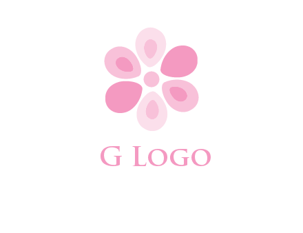 abstract flower logo