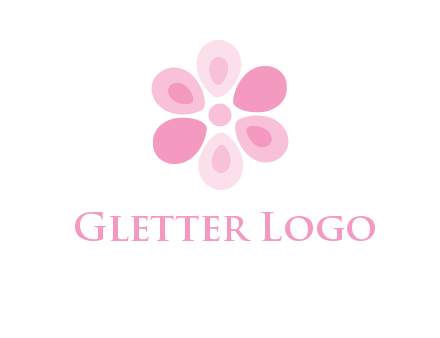 abstract flower logo