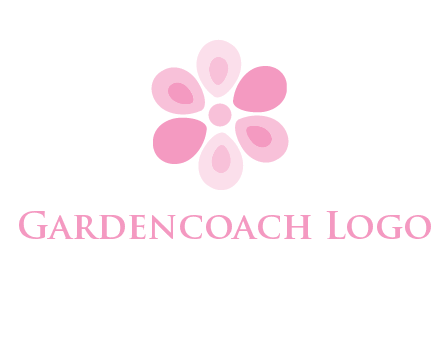 abstract flower logo