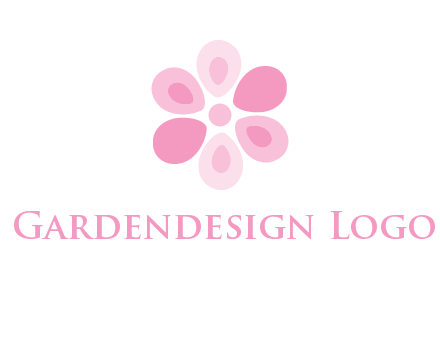 abstract flower logo