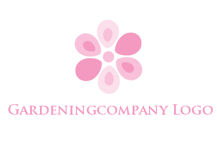 abstract flower logo