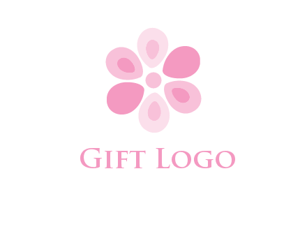 abstract flower logo