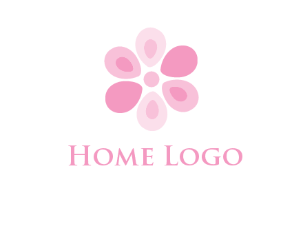 abstract flower logo