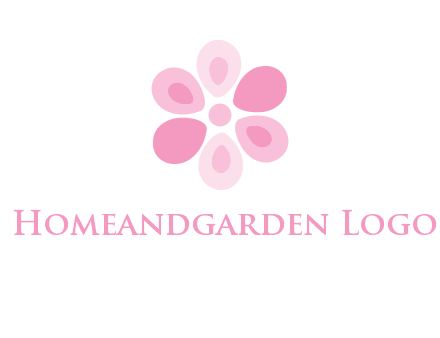 abstract flower logo
