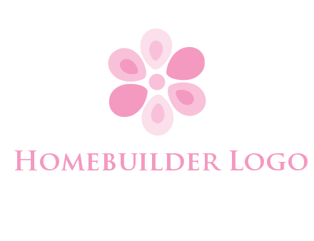 abstract flower logo