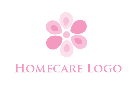 abstract flower logo