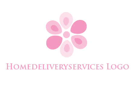 abstract flower logo