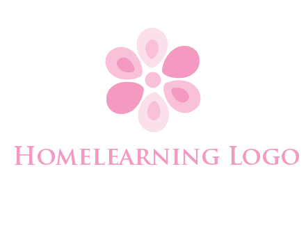 abstract flower logo