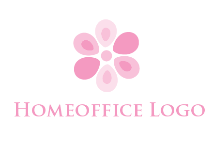 abstract flower logo