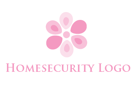 abstract flower logo