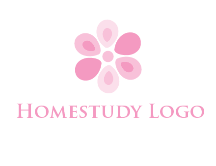 abstract flower logo