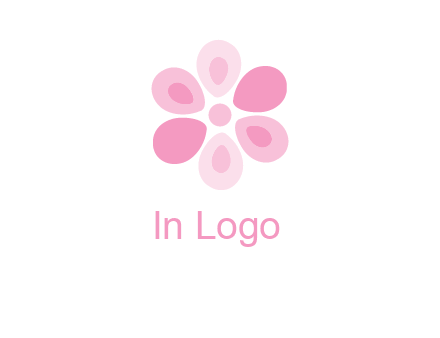 abstract flower logo