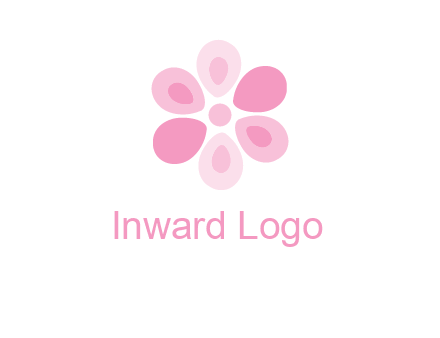 abstract flower logo