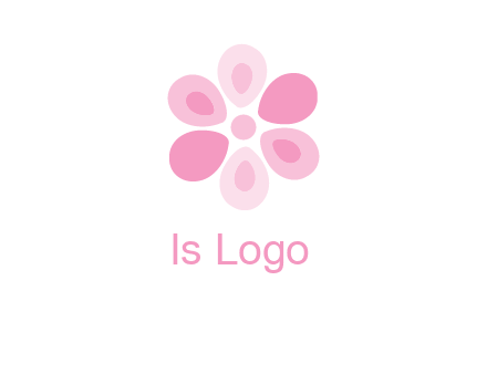 abstract flower logo