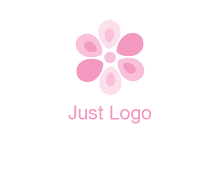 abstract flower logo