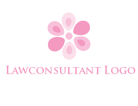 abstract flower logo