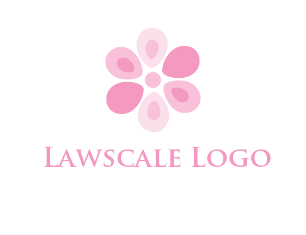 abstract flower logo