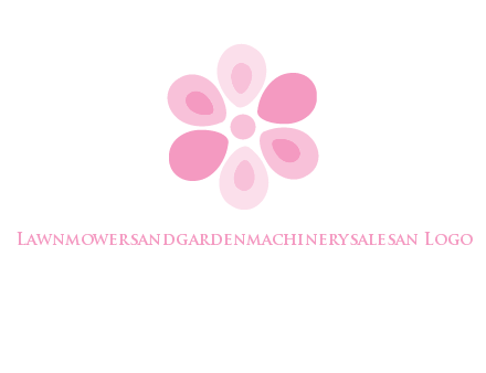 abstract flower logo