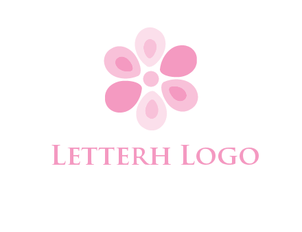 abstract flower logo