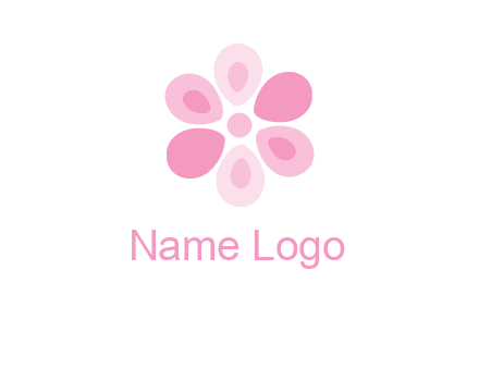 abstract flower logo