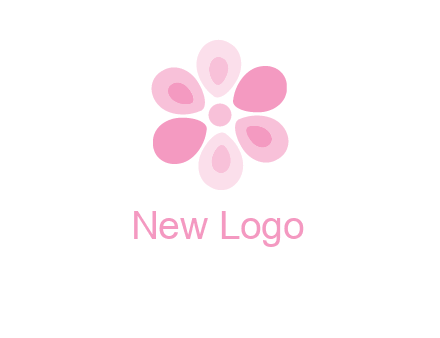 abstract flower logo