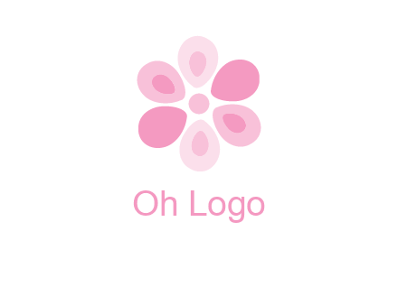 abstract flower logo