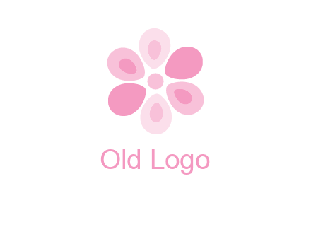abstract flower logo