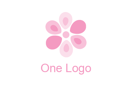 abstract flower logo