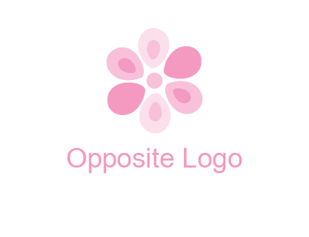 abstract flower logo